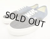 画像: VANS "SALES SAMPLE" AUTHENTIC デニム スニーカー インディゴ/ライトインディゴ (一点物/NEW)