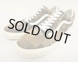 画像: VANS "SALES SAMPLE" OLD SKOOL ウール スニーカー ブラウン/ベージュ チェック (一点物/NEW)