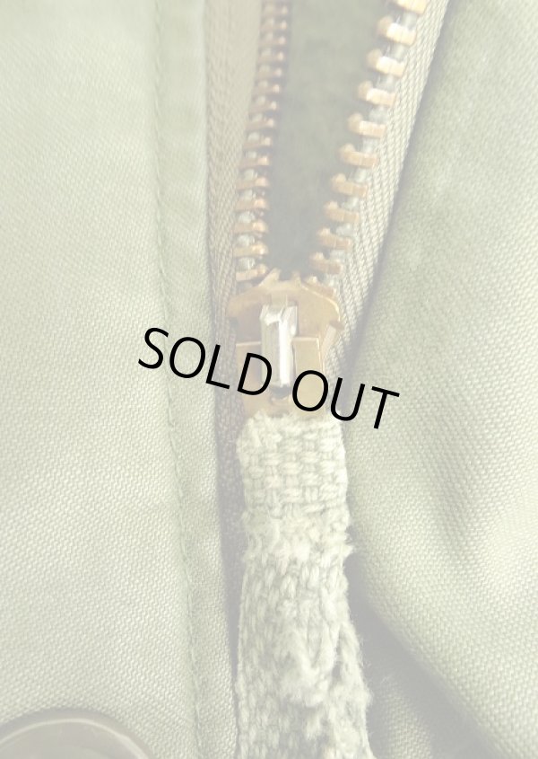 画像3: 80'S アメリカ軍 US NAVY "A-2" 背面ステンシル デッキジャケット ミリタリーグリーン (VINTAGE)