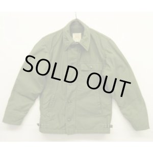 画像: 60'S アメリカ軍 US NAVY "A-2" 背面ステンシル デッキジャケット ミリタリーグリーン (VINTAGE)