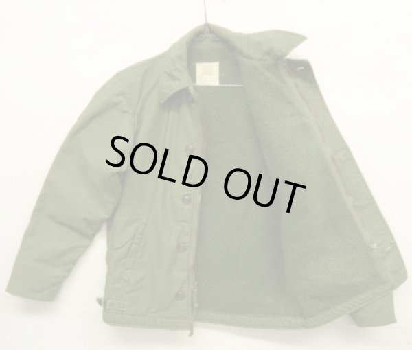 画像4: 60'S アメリカ軍 US NAVY "A-2" 背面ステンシル デッキジャケット ミリタリーグリーン (VINTAGE)