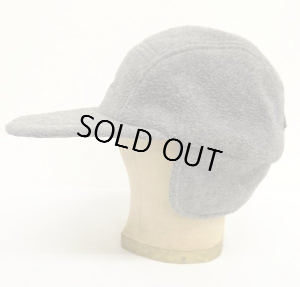 画像3: 90'S LL Bean "POLARTEC" 筆記体ロゴ 耳当て付き フリース ロングビルキャップ グレー USA製 (VINTAGE)