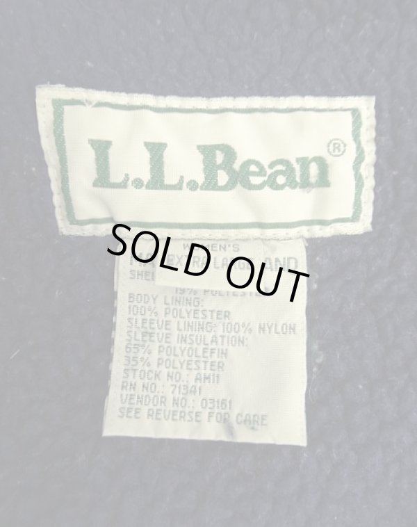 画像2: 90'S LL Bean 中綿THINSULATE入り 裏ボア付き ナイロンジャケット ネイビー (VINTAGE)