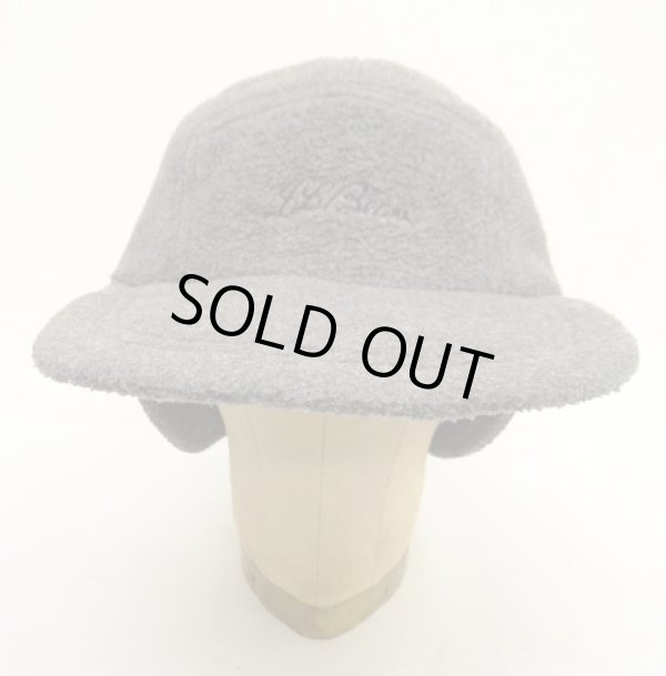 画像2: 90'S LL Bean "POLARTEC" 筆記体ロゴ 耳当て付き フリース ロングビルキャップ グレー USA製 (VINTAGE)