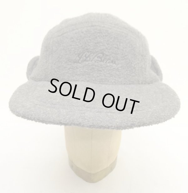 画像6: 90'S LL Bean "POLARTEC" 筆記体ロゴ 耳当て付き フリース ロングビルキャップ グレー USA製 (VINTAGE)