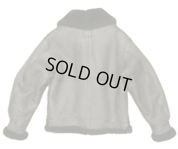 画像7: 90'S AVIREX B-3 リアルムートン フライトジャケット ブラック USA製 (VINTAGE)