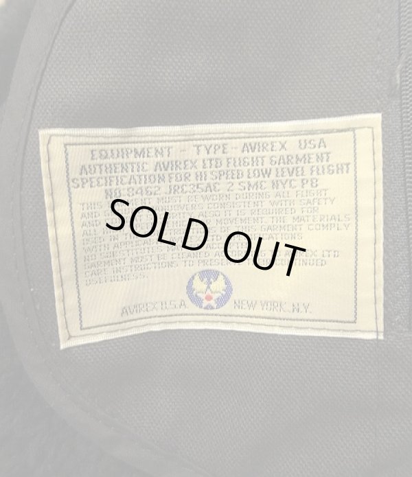 画像5: 90'S AVIREX B-3 リアルムートン フライトジャケット ブラック USA製 (VINTAGE)