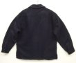 画像4: 70'S PENDLETON ウール 2ポケット スナップボタン ショート丈 ジャケット ネイビー USA製 (VINTAGE)