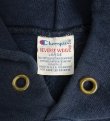 画像2: 90'S CHAMPION 刺繍タグ リバースウィーブ パーカー ネイビー USA製 (VINTAGE)