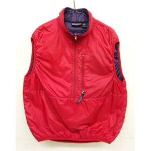 画像: 90'S PATAGONIA 中綿入り パフボールベスト レッド/パープル USA製 (VINTAGE)