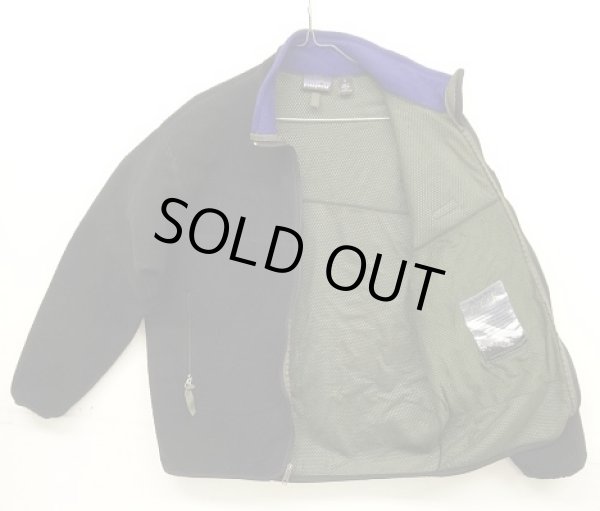 画像4: 90'S PATAGONIA 裏地P.E.F ライトX カーディガン ブラック USA製 (VINTAGE)