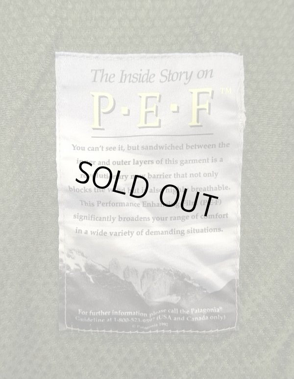 画像5: 90'S PATAGONIA 裏地P.E.F ライトX カーディガン ブラック USA製 (VINTAGE)