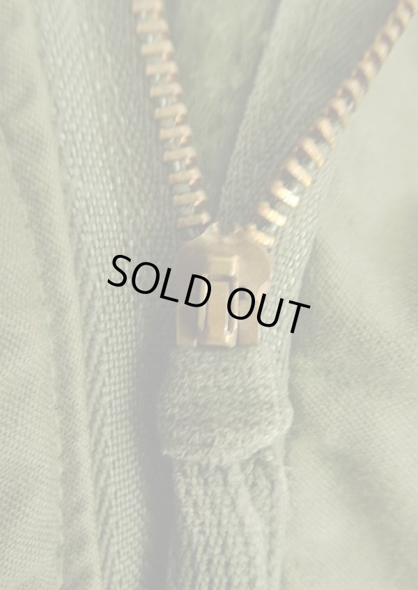 画像3: 70'S アメリカ軍 US NAVY "A-2" 背面ステンシル デッキジャケット ミリタリーグリーン (VINTAGE)