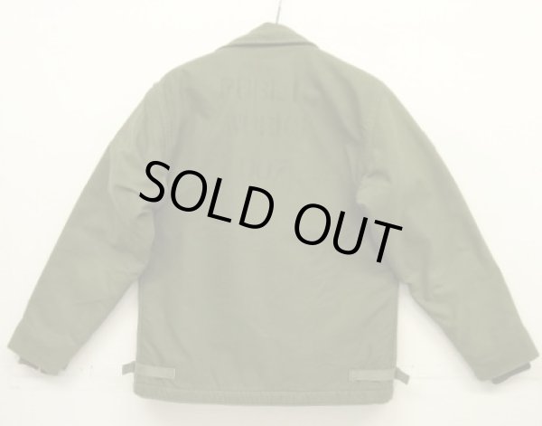 画像5: 70'S アメリカ軍 US NAVY "A-2" 背面ステンシル デッキジャケット ミリタリーグリーン (VINTAGE)