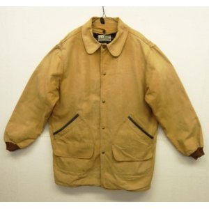 画像: 80'S LL Bean 裏地ウールライナー付き ダックコート フェードブラウン USA製 (VINTAGE)