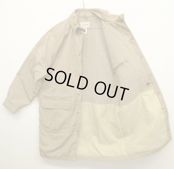 画像3: 80'S LL Bean "STORM COAT" 裏地ウール ストームコート ベージュ USA製 (VINTAGE)