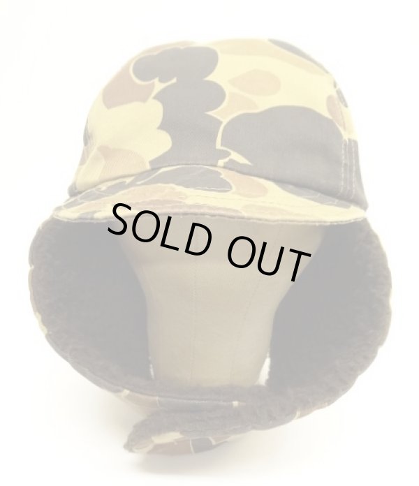 画像2: 80'S COLUMBIA "GORE-TEX" 裏地ボアフリース 耳当て付き 2WAYキャップ ダックハンターカモ USA製 (VINTAGE)