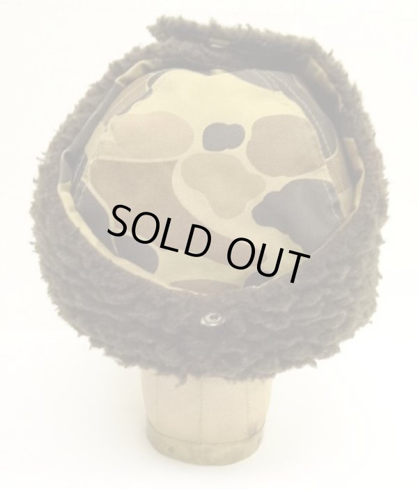 画像7: 80'S COLUMBIA "GORE-TEX" 裏地ボアフリース 耳当て付き 2WAYキャップ ダックハンターカモ USA製 (VINTAGE)