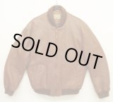 画像: 80'S BANANA REPUBLIC 初期タグ 裏地付き レザージャケット ブラウン (VINTAGE)