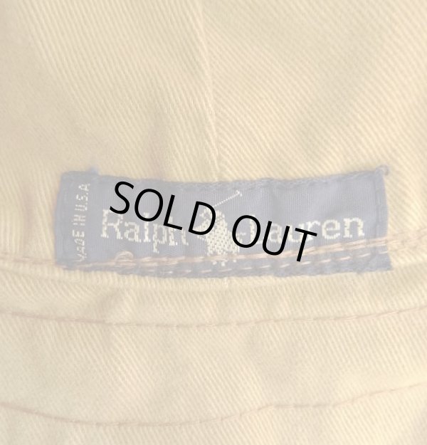 画像2: 80'S RALPH LAUREN サファリハット タン USA製 (VINTAGE)