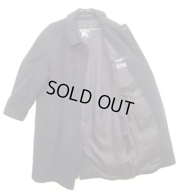 画像5: 80'S BURBERRYS ウール/カシミア バルマカーンコート ネイビー イングランド製 (VINTAGE)