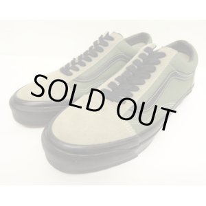 画像: VANS "SALES SAMPLE" OLD SKOOL スウェード/キャンバス スニーカー ベージュ/オリーブ/ブラック (一点物/NEW)