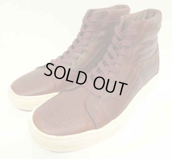 画像1: VANS VAULT "HORWEEN LEATHER" SK8-HI LX ホーウィン社製レザー スニーカー ティンバー (DEADSTOCK)