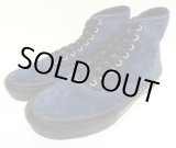 画像: VANS "SALES SAMPLE" SKATE AUTHENTIC HIGH スウェード スニーカー ネイビー (一点物/NEW)