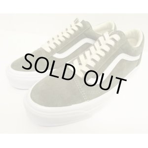 画像: VANS "SALES SAMPLE" OLD SKOOL スウェード スニーカー グレーカーキ (一点物/NEW)