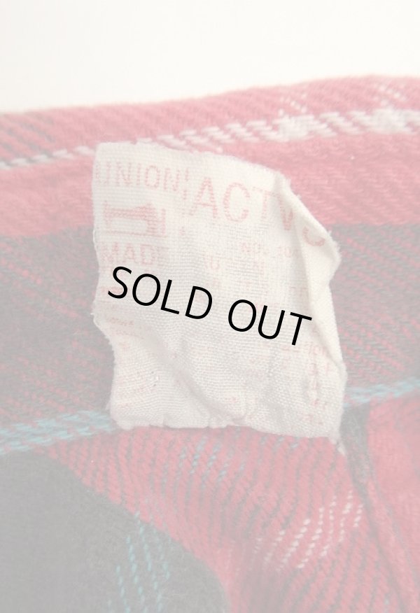 画像3: 80'S FIVE BROTHER 三角タグ ヘビーフランネル ワークシャツ チェック柄 USA製 (VINTAGE)