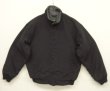 画像1: 90'S J.CREW 旧タグ 裏地フリース ナイロン ドリズラージャケット ブラック USA製 (VINTAGE)