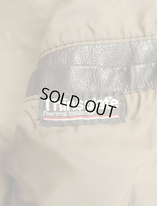 画像4: 80'S LL Bean "THINSULATE入り" A-2 レザー フライトジャケット ダークブラウン USA製 (VINTAGE)