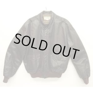 画像: 80'S LL Bean "THINSULATE入り" A-2 レザー フライトジャケット ダークブラウン USA製 (VINTAGE)