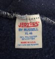 画像2: 80'S JERZEES by RUSSELL アルミジップ フルジップ スウェットパーカー ネイビー USA製 (VINTAGE)