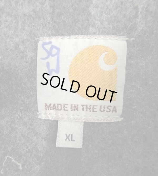 画像2: CARHARTT "DETROIT JACKET" 裏地ブランケット ダックジャケット ブラック USA製 (DEADSTOCK)