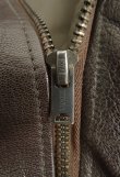 画像3: 80'S LL Bean "A-2" レザー フライトジャケット ダークブラウン USA製 (MINT CONDITION)