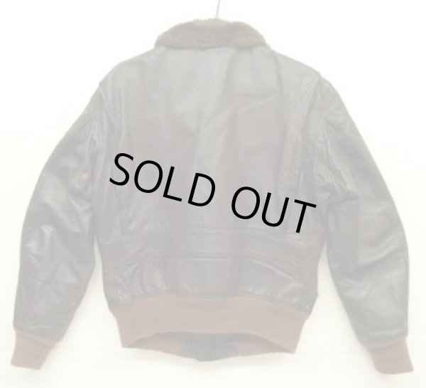 画像5: 70'S EDDIE BAUER "G-1" 黒タグ チンスト付き レザー フライトジャケット ブラウン (VINTAGE)