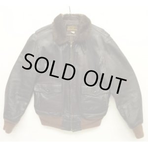 画像: 70'S EDDIE BAUER "G-1" 黒タグ チンスト付き レザー フライトジャケット ブラウン (VINTAGE)