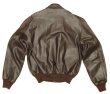 画像5: 80'S LL Bean "A-2" レザー フライトジャケット ダークブラウン USA製 (MINT CONDITION)