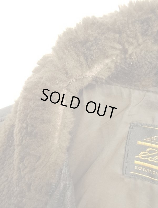 画像6: 70'S EDDIE BAUER "G-1" 黒タグ チンスト付き レザー フライトジャケット ブラウン (VINTAGE)