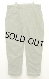 画像: 50'S アメリカ軍 BUAERO US NAVY "WL-1" 黒タグ 裏地ウール フライトトラウザーズ (VINTAGE)