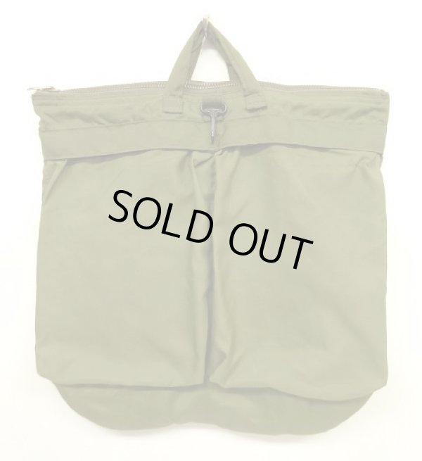 画像1: 80'S アメリカ軍 USAF フライヤーズ ヘルメットバッグ SERVALブラスジップ (VINTAGE)