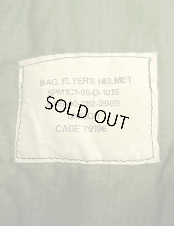 画像2: 00'S アメリカ軍 USAF フライヤーズ ヘルメットバッグ ミリタリーグリーン (VINTAGE)