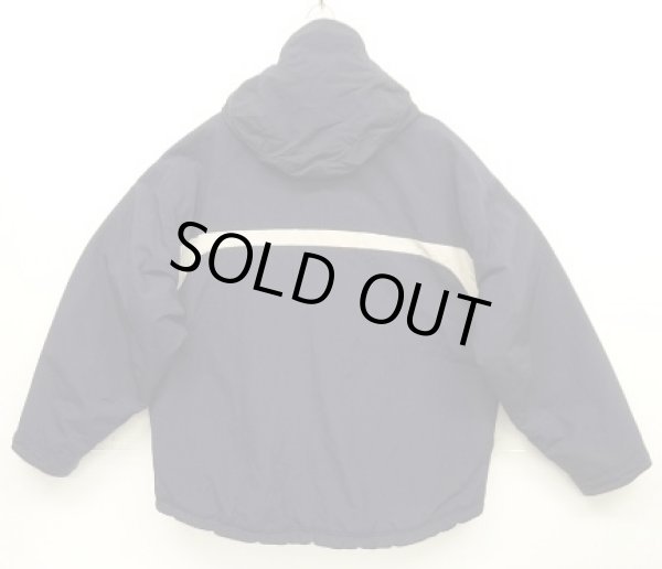 画像5: 00'S GAP 旧タグ 裏フリース フード付き ナイロンジャケット ネイビー/ホワイト (VINTAGE)