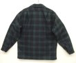 画像4: 70'S PENDLETON "BOARD SHIRT" ウール オープンカラーシャツ ブラックウォッチ USA製 (VINTAGE)