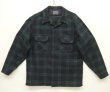 画像1: 70'S PENDLETON "BOARD SHIRT" ウール オープンカラーシャツ ブラックウォッチ USA製 (VINTAGE)
