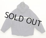 画像: 00'S GAP 旧タグ 裏フリース フード付き ナイロンジャケット ネイビー/ホワイト (VINTAGE)