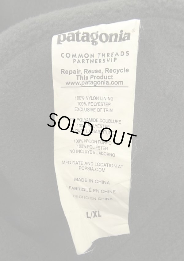 画像8: PATAGONIA "SHELLED SYNCHILLA DUCKBILL CAP" 内側フリース ナイロンキャップ ブラック (VINTAGE)