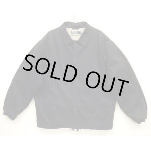 画像: 90'S RALPH LAUREN 裏地スウェット コーチジャケット ダークネイビー (VINTAGE)