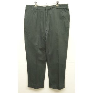 画像: 70'S CHAMPION 錦標 コットン100% ワークパンツ アルミジップ ダークグリーン (VINTAGE)